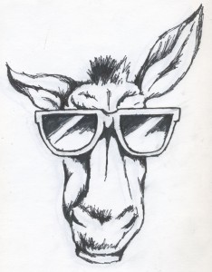 Inhabited Donkey Sketch