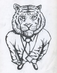 Inhabited Tiger Sketch