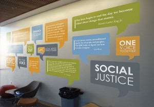 Social Justice Research Center Wall