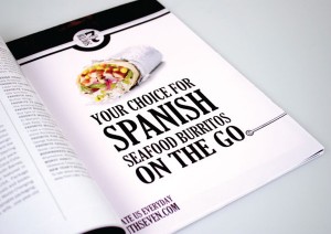 South Seven Burrito Magazine Ad