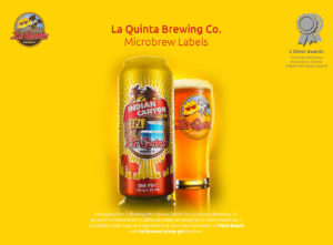 La Quinta Brewing Labels Indian Canyon
