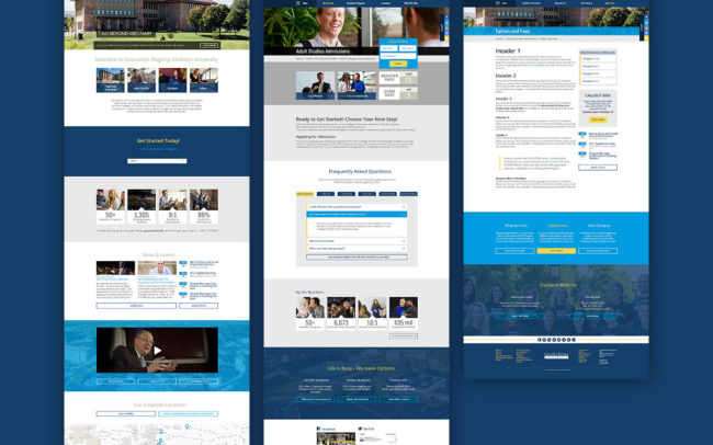Colorado Christian University Main Website Templates