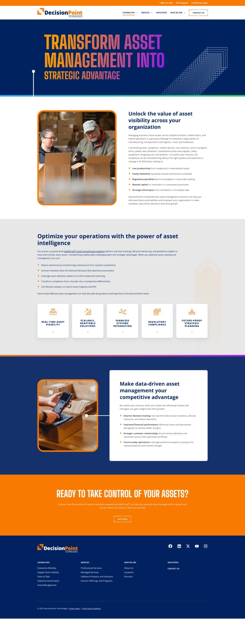 Asset Management Solutions Powered by IntelliTrack DecisionPoint Technologies